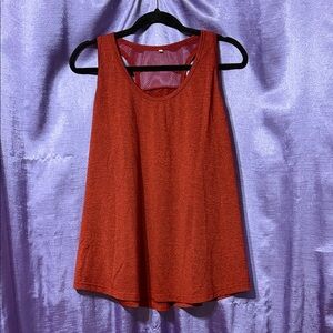 Women's Red Sleeveless Top